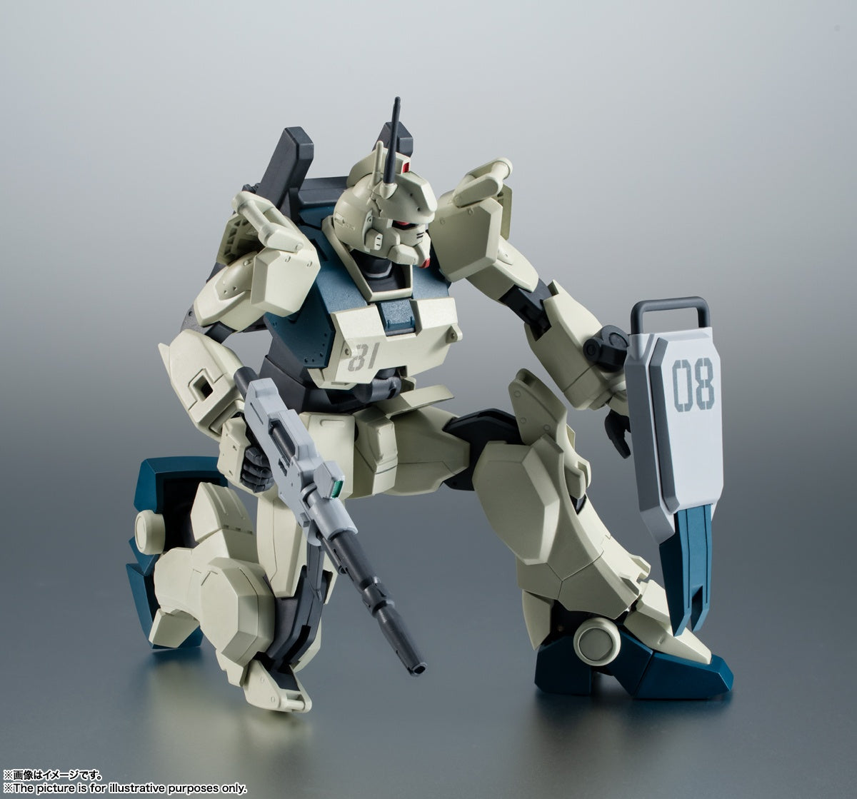 BANDAI Spirits RX-79(G)E-8 Gundam Ez-8 ver. A.N.I.M.E. Mobile Suit Gundam: The 08th MS Team, Bandai Spirits The Robot Spirits | 4573102637475