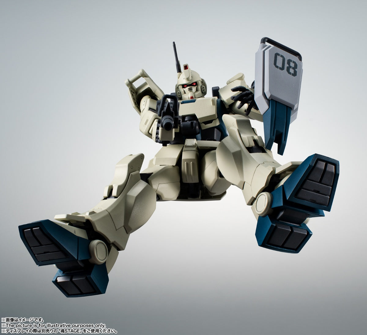 BANDAI Spirits RX-79(G)E-8 Gundam Ez-8 ver. A.N.I.M.E. Mobile Suit Gundam: The 08th MS Team, Bandai Spirits The Robot Spirits | 4573102637475