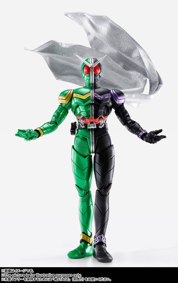 Fuuto PI - Fuuto Detective - Kamen Rider Double Cyclone Joker - S.H.Figuarts, S.H.Figuarts Shinkocchou Seihou - Fuuto Pi Animated Anniversary(Bandai Spirits) | 4573102637598