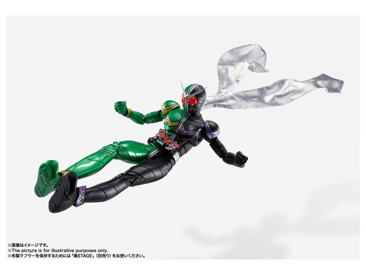 Fuuto PI - Fuuto Detective - Kamen Rider Double Cyclone Joker - S.H.Figuarts, S.H.Figuarts Shinkocchou Seihou - Fuuto Pi Animated Anniversary(Bandai Spirits) | 4573102637598