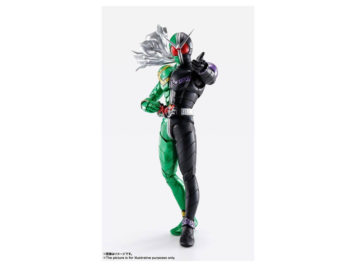Fuuto PI - Fuuto Detective - Kamen Rider Double Cyclone Joker - S.H.Figuarts, S.H.Figuarts Shinkocchou Seihou - Fuuto Pi Animated Anniversary(Bandai Spirits) | 4573102637598