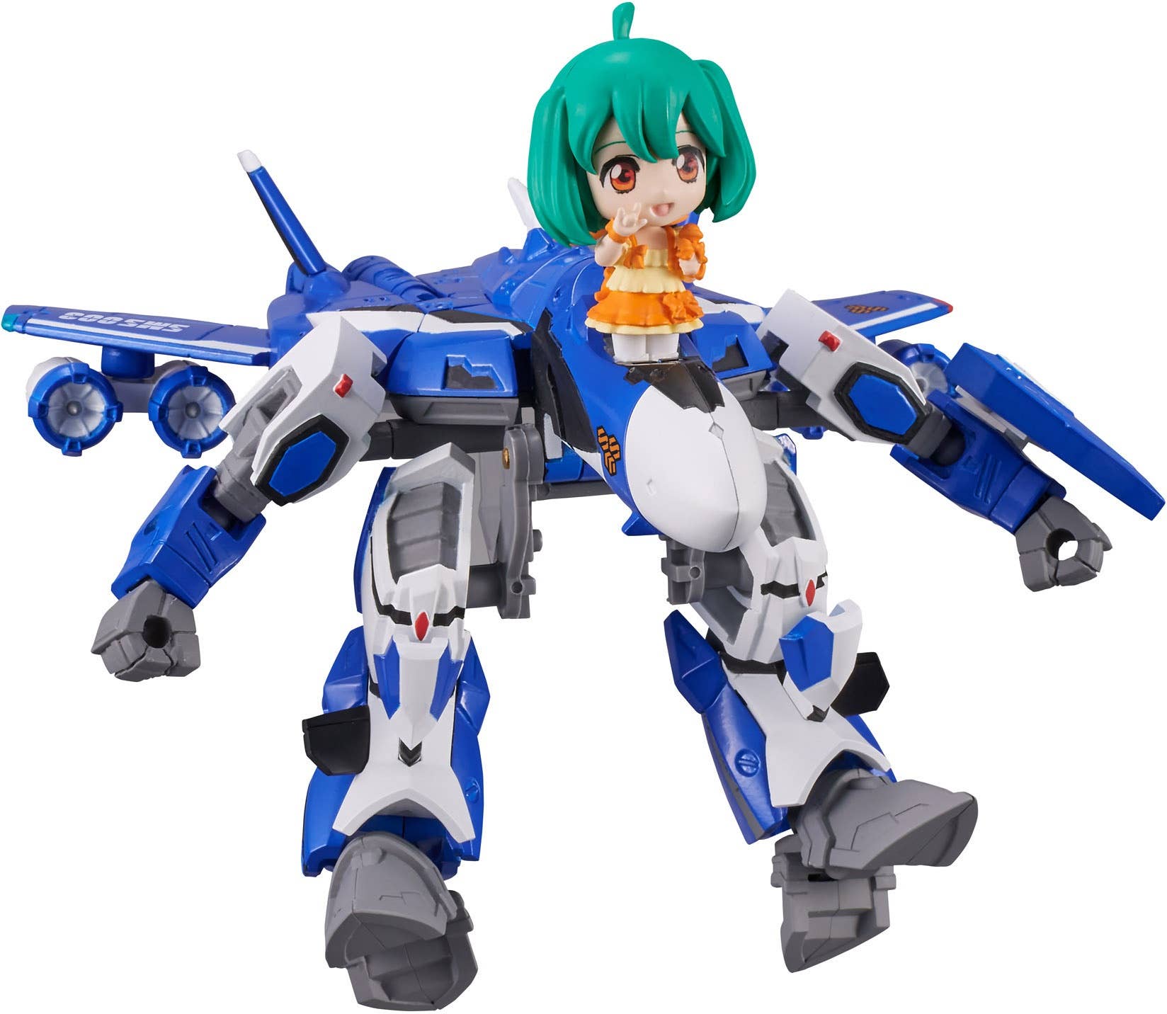 BANDAI Spirits VF-25G MESSIAH VALKYRIE (MICHAEL USE) with RANKA Macross Frontier, Bandai Spirits Tiny Session | 4573102638960