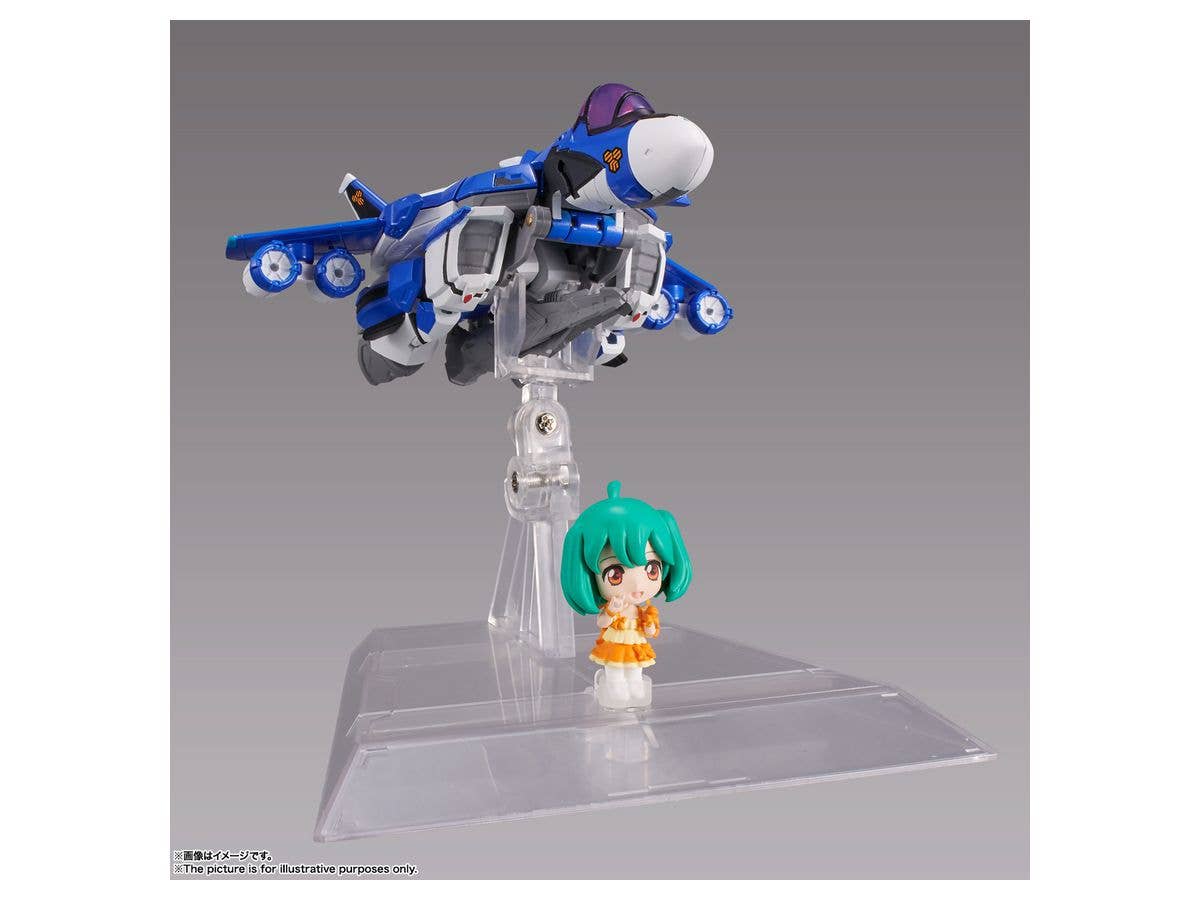 BANDAI Spirits VF-25G MESSIAH VALKYRIE (MICHAEL USE) with RANKA Macross Frontier, Bandai Spirits Tiny Session | 4573102638960