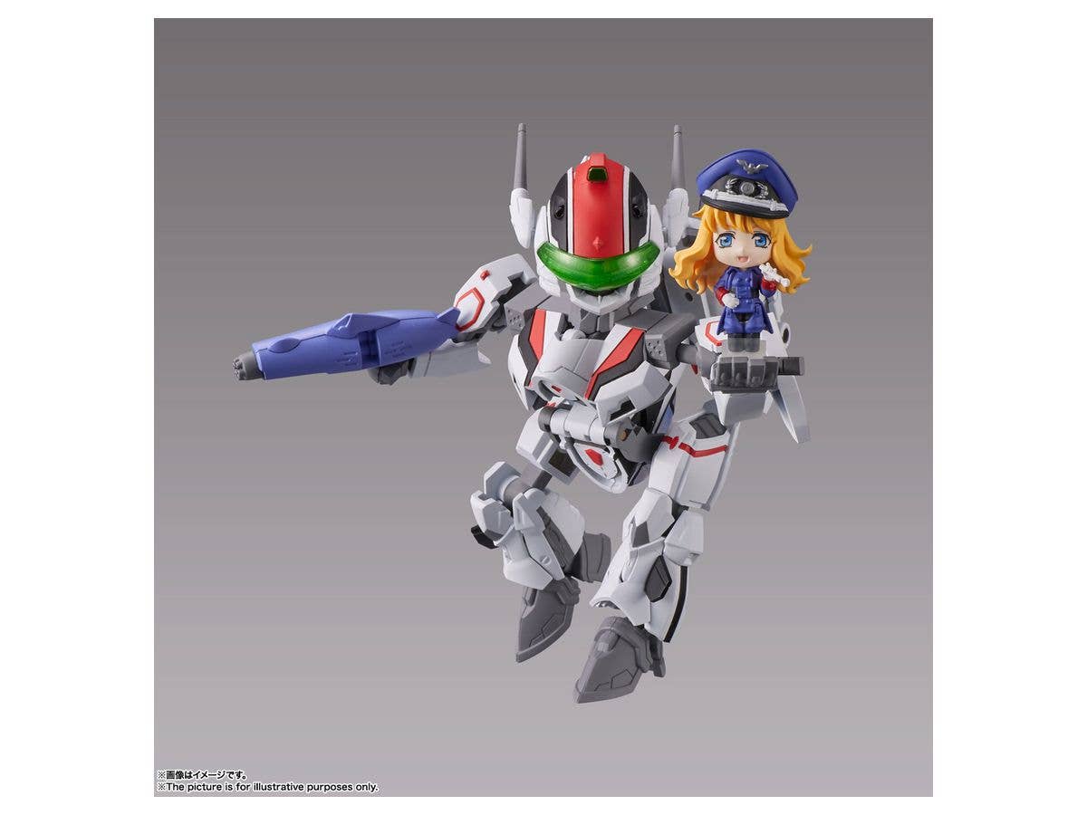BANDAI Spirits VF-25F MESSIAH VALKYRIE (ALTO USE) with SHERYL Macross Frontier, Bandai Spirits Tiny Session | 4573102638977