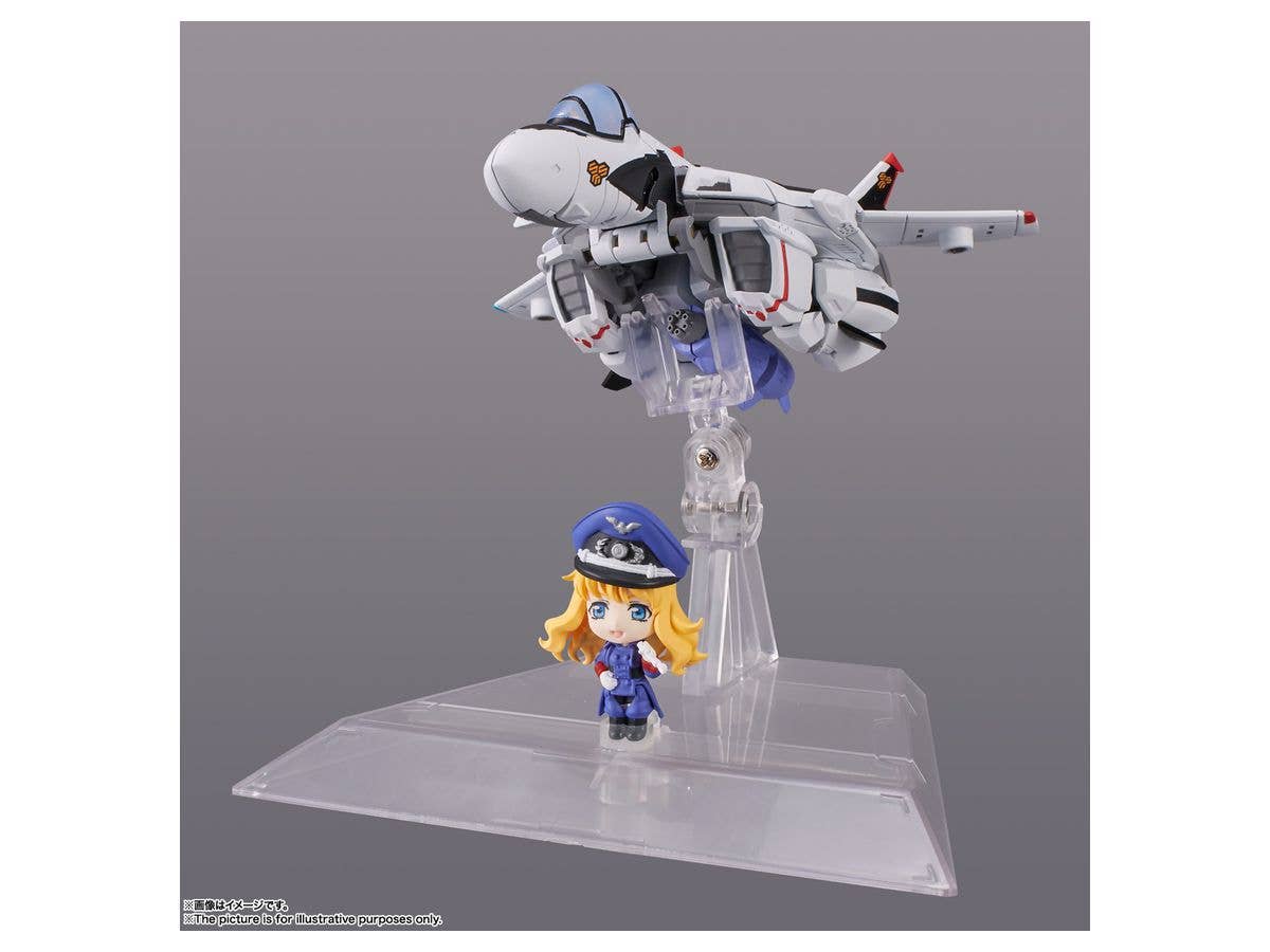 BANDAI Spirits VF-25F MESSIAH VALKYRIE (ALTO USE) with SHERYL Macross Frontier, Bandai Spirits Tiny Session | 4573102638977