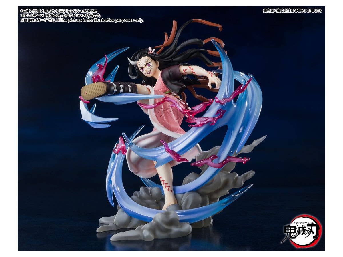 BANDAI Spirits Nezuko Kamado Demon Form Advancing Ver. "Demon Slayer: Kimetsu no Yaiba", Bandai Spirits Figuarts ZERO | 4573102639011