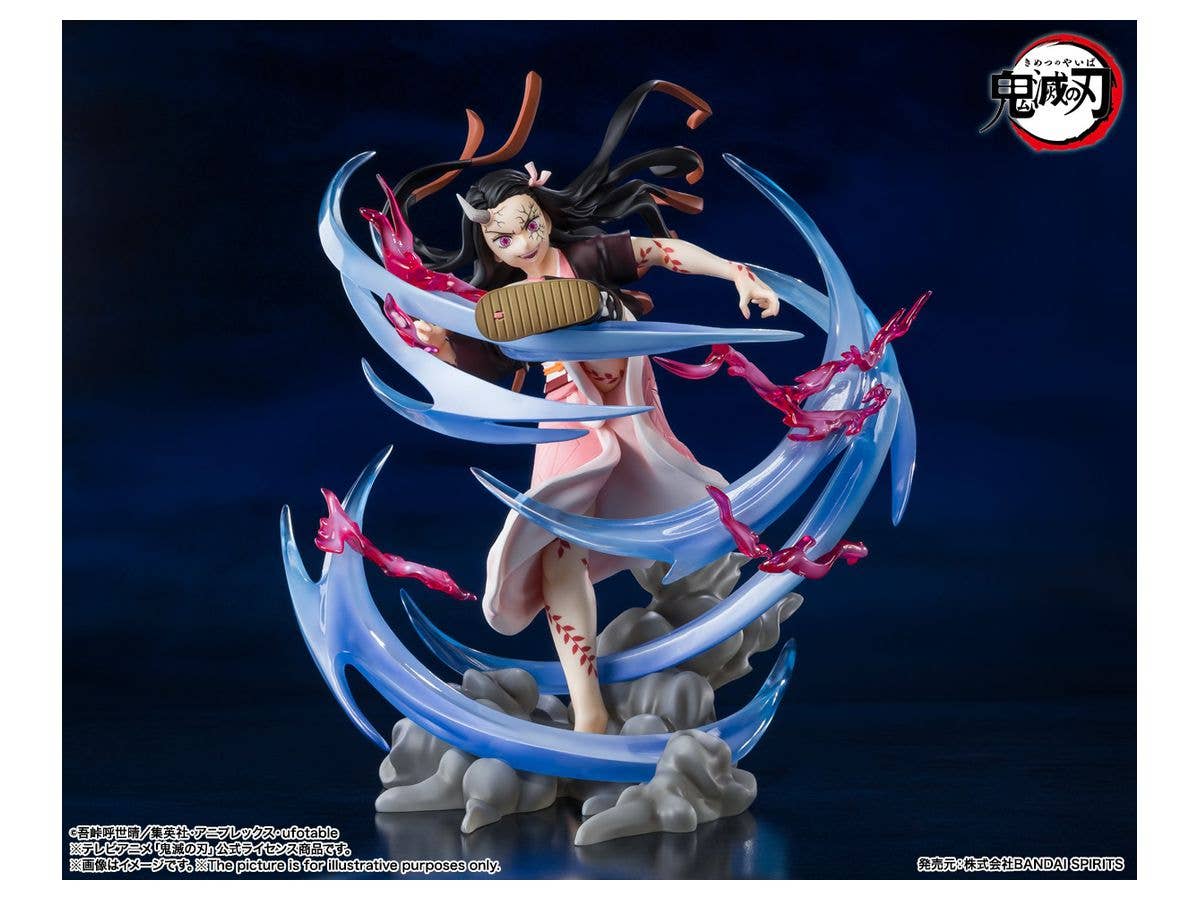 BANDAI Spirits Nezuko Kamado Demon Form Advancing Ver. "Demon Slayer: Kimetsu no Yaiba", Bandai Spirits Figuarts ZERO | 4573102639011