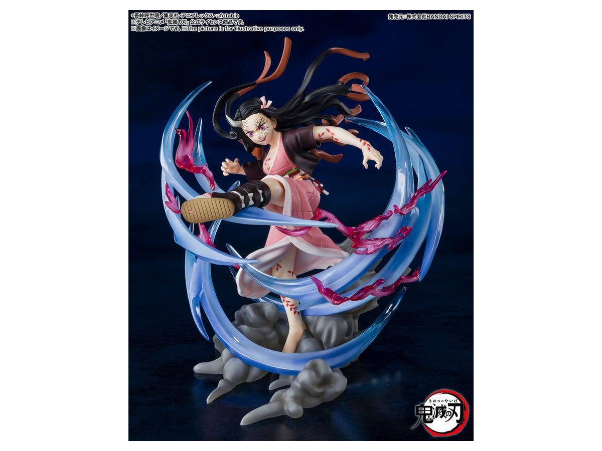 BANDAI Spirits Nezuko Kamado Demon Form Advancing Ver. "Demon Slayer: Kimetsu no Yaiba", Bandai Spirits Figuarts ZERO | 4573102639011