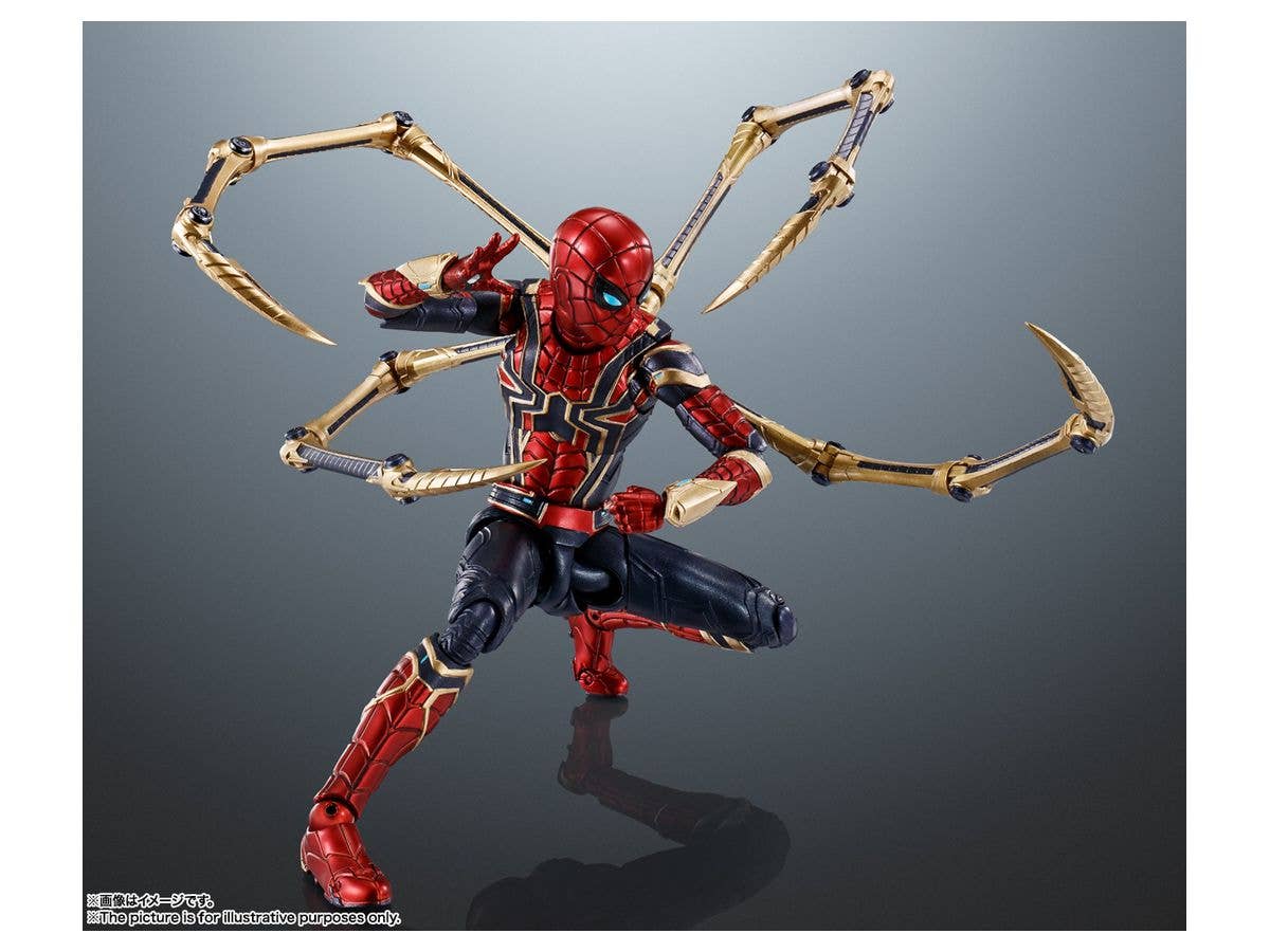 BANDAI Spirits Iron Spider (Spider Man: No Way Home) Spider-Man: No Way Home, Bandai Spirits S.H.Figuarts | 4573102639868