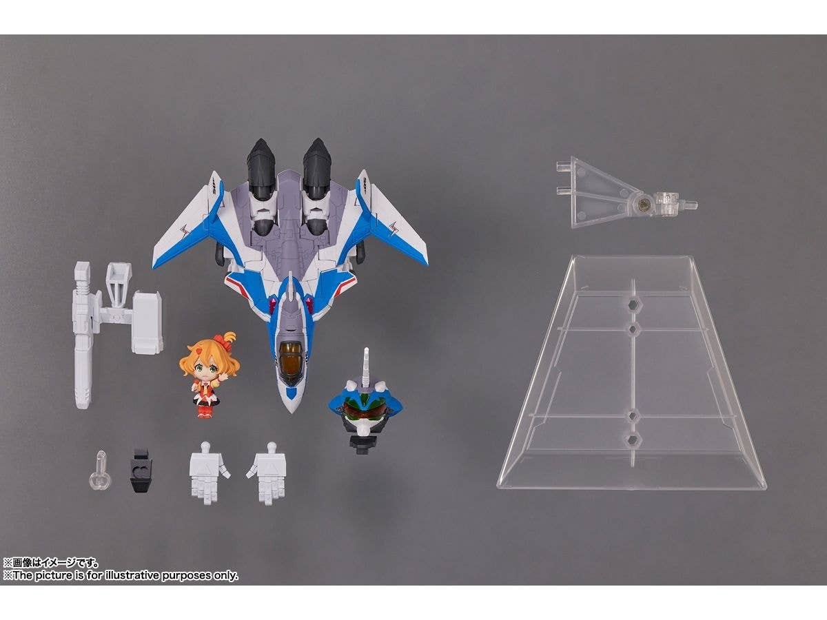 BANDAI Spirits VF-31J Siegfried (Hayate Immelmann use) with Freyja Wion | 4573102641526