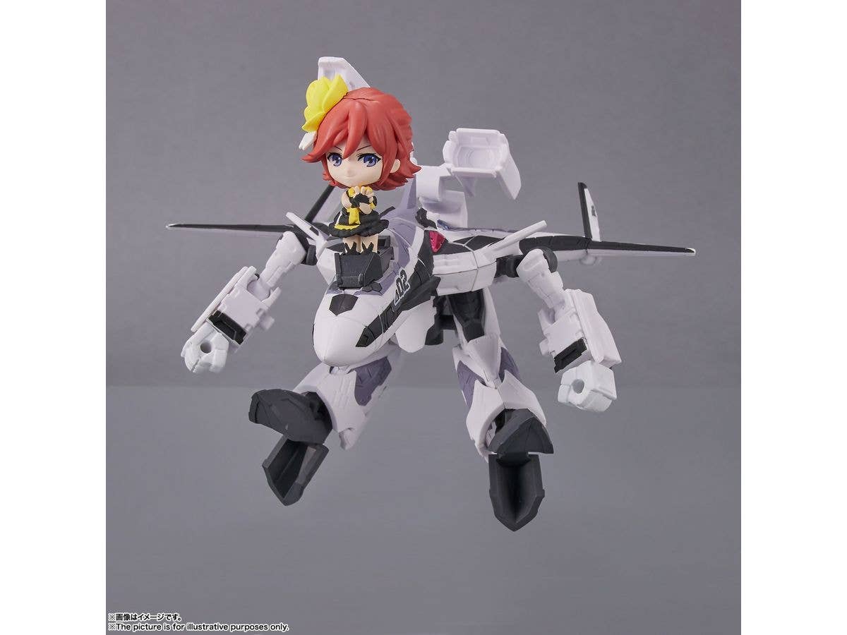 BANDAI Spirits VF-31F Siegfried (Messer Ihlefeld use) with Kaname Buccaneer | 4573102641533