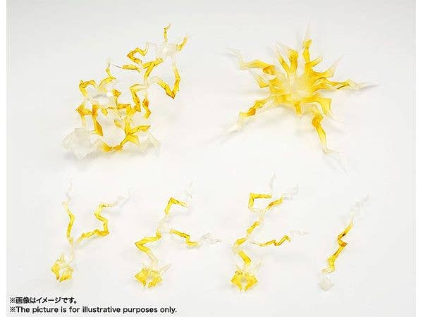 BANDAI Spirits TAMASHII EFFECT THUNDER Yellow Ver. , Bandai Spirits Tamashii Effect | 4573102641670