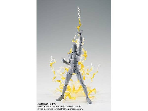 BANDAI Spirits TAMASHII EFFECT THUNDER Yellow Ver. , Bandai Spirits Tamashii Effect | 4573102641670