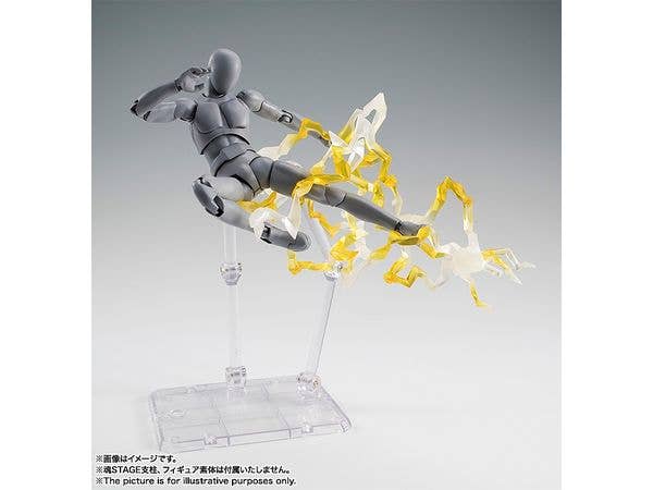 BANDAI Spirits TAMASHII EFFECT THUNDER Yellow Ver. , Bandai Spirits Tamashii Effect | 4573102641670