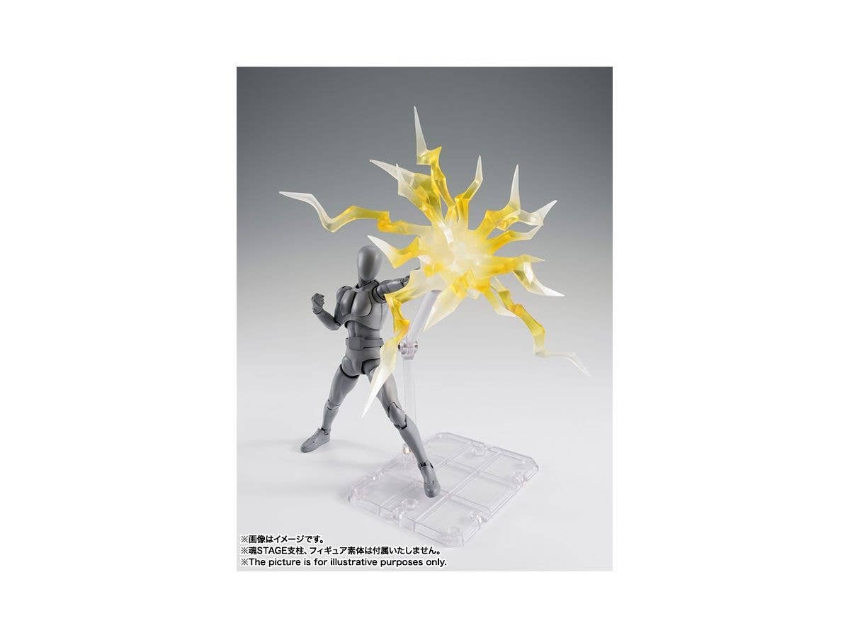 BANDAI Spirits TAMASHII EFFECT THUNDER Yellow Ver. , Bandai Spirits Tamashii Effect | 4573102641670