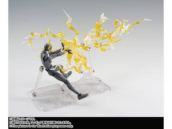 BANDAI Spirits TAMASHII EFFECT THUNDER Yellow Ver. , Bandai Spirits Tamashii Effect | 4573102641670
