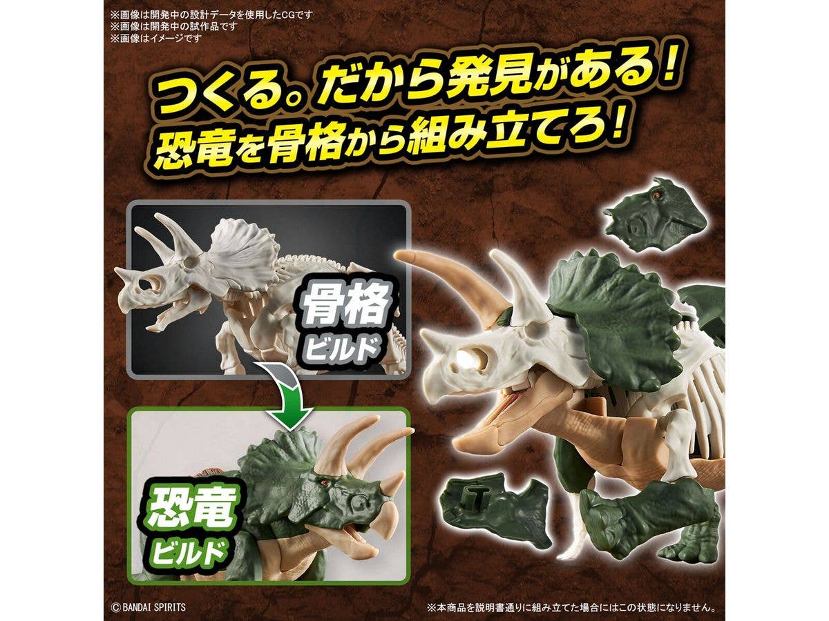 New Dinosaur Plastic Model Kit Brand Triceratops | 4573102642639
