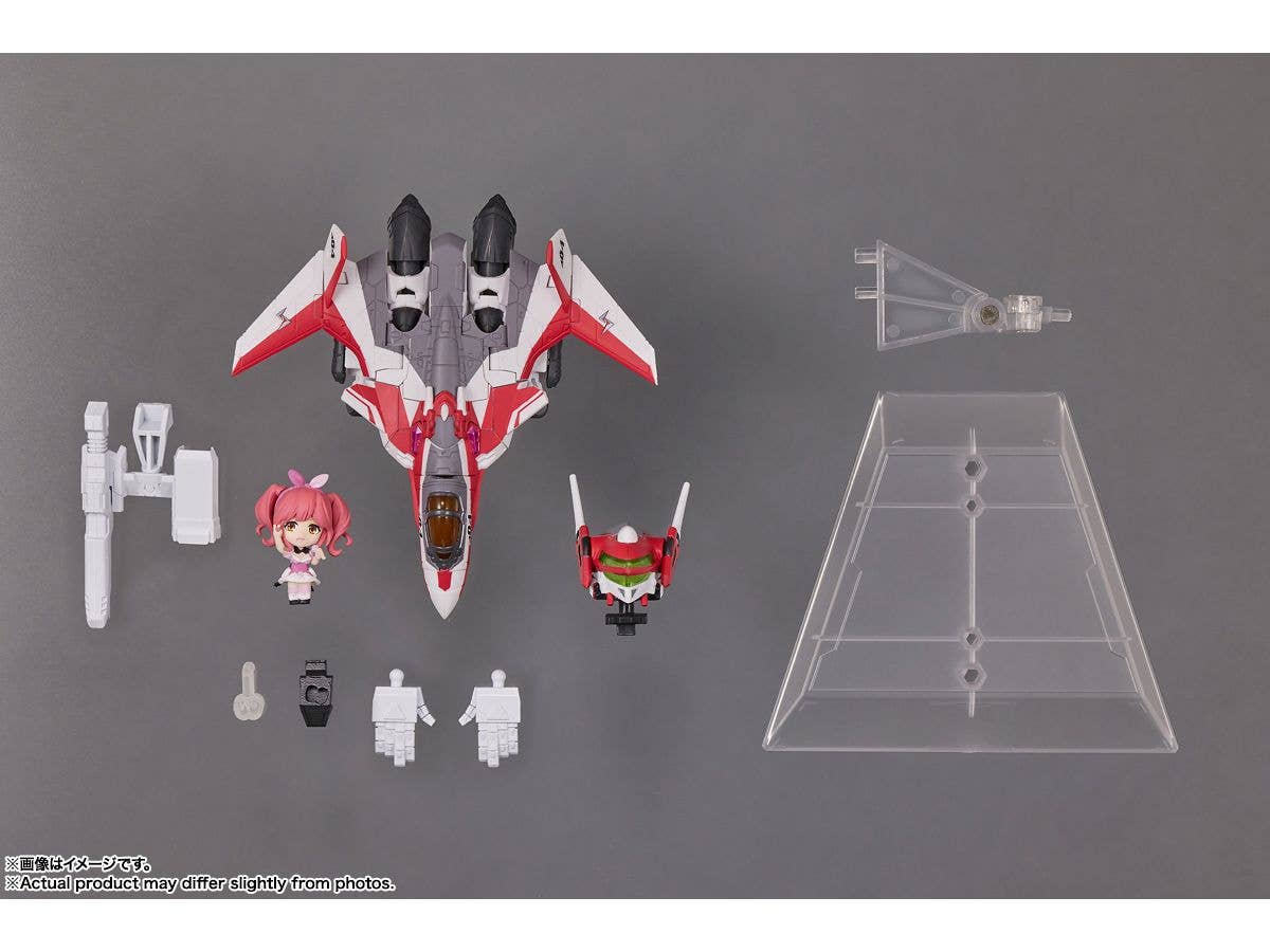 BANDAI Spirits VF-31C Siegfried (Mirage Farina Jenius USE) with Makina Nakajima | 4573102649720