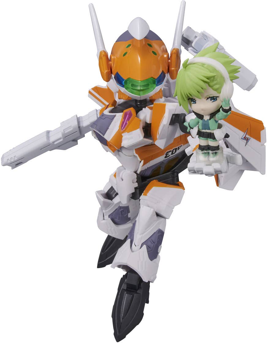 BANDAI Spirits VF-31E SIEGFRIED(CHUCK MUSTANG USE) with REINA PROWLER | 4573102649737