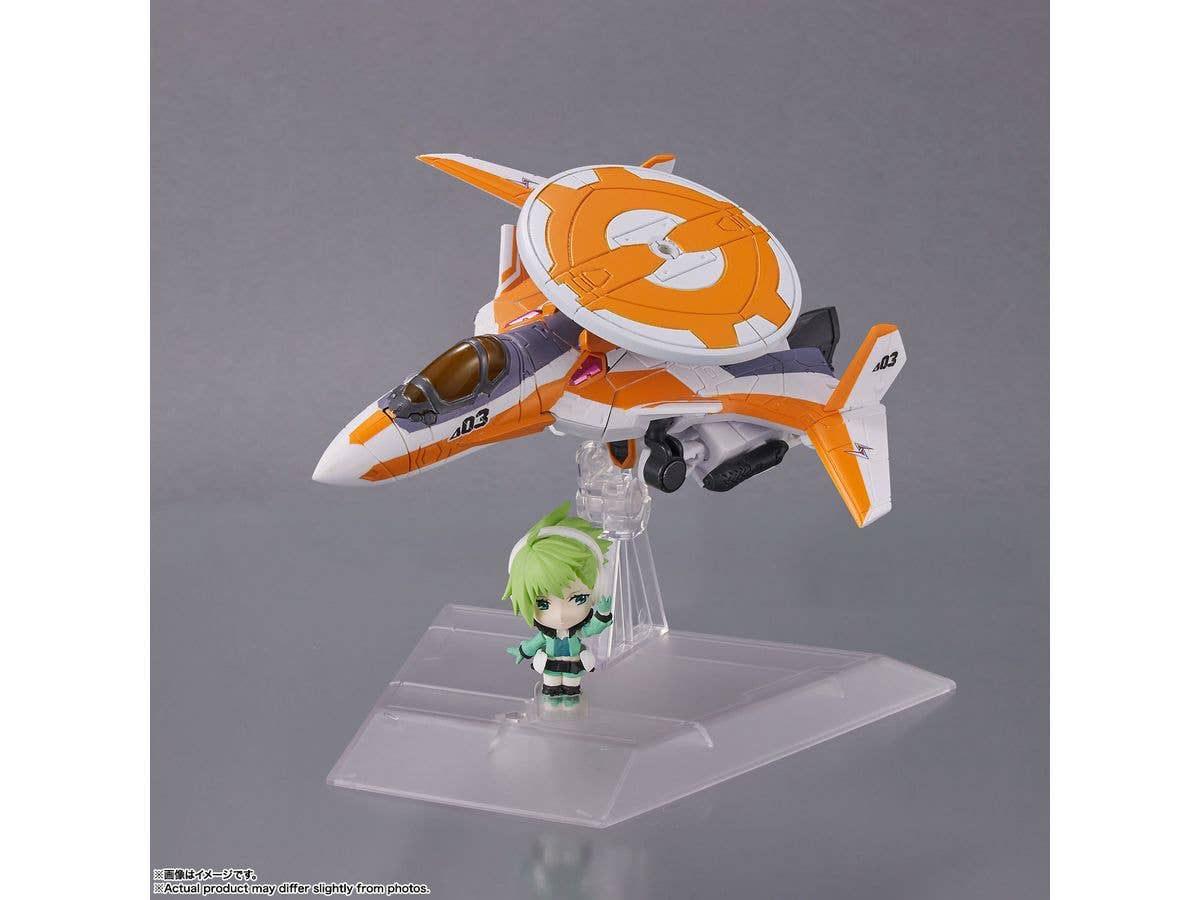 BANDAI Spirits VF-31E SIEGFRIED(CHUCK MUSTANG USE) with REINA PROWLER | 4573102649737