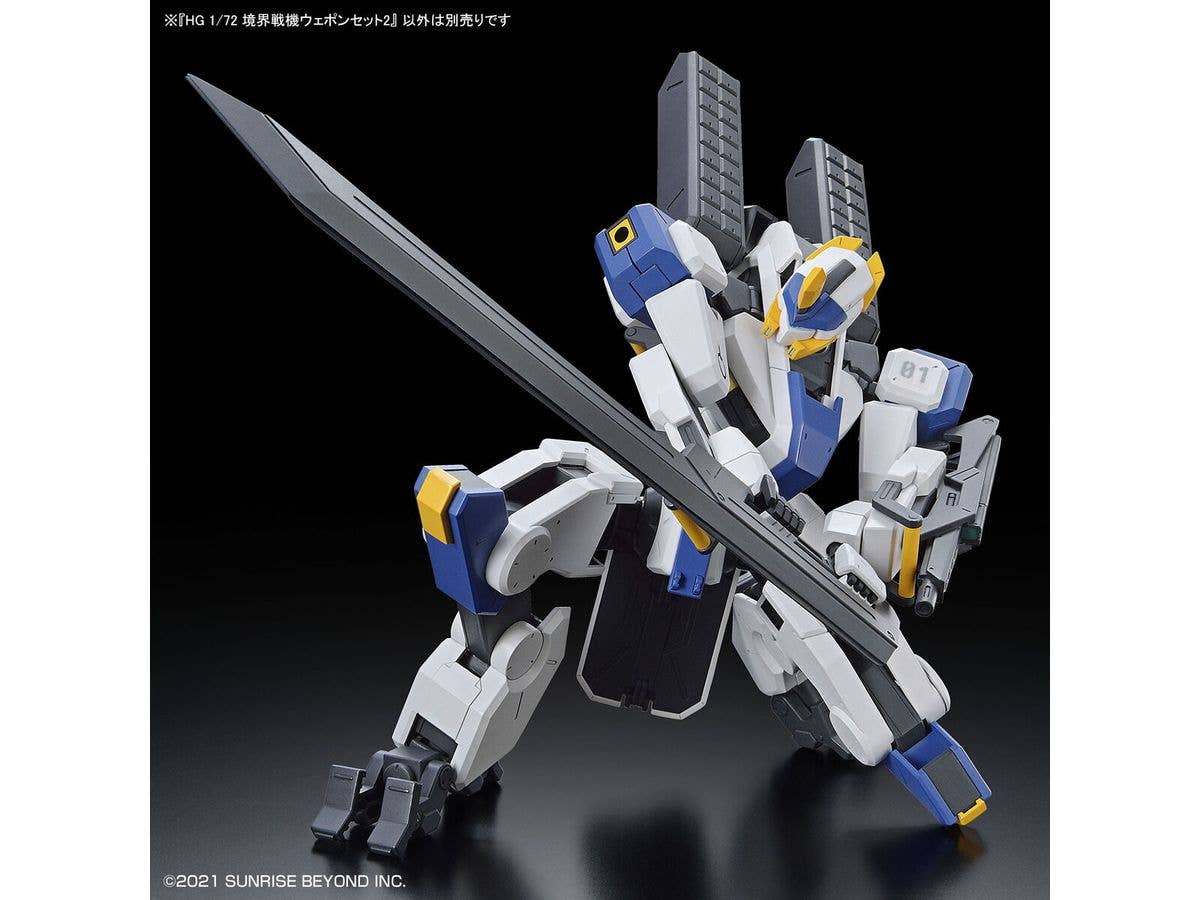 Bandai Spirits HG 1/72 Weapon Set 2 AMAIM Warrior at the Borderline | 4573102650269