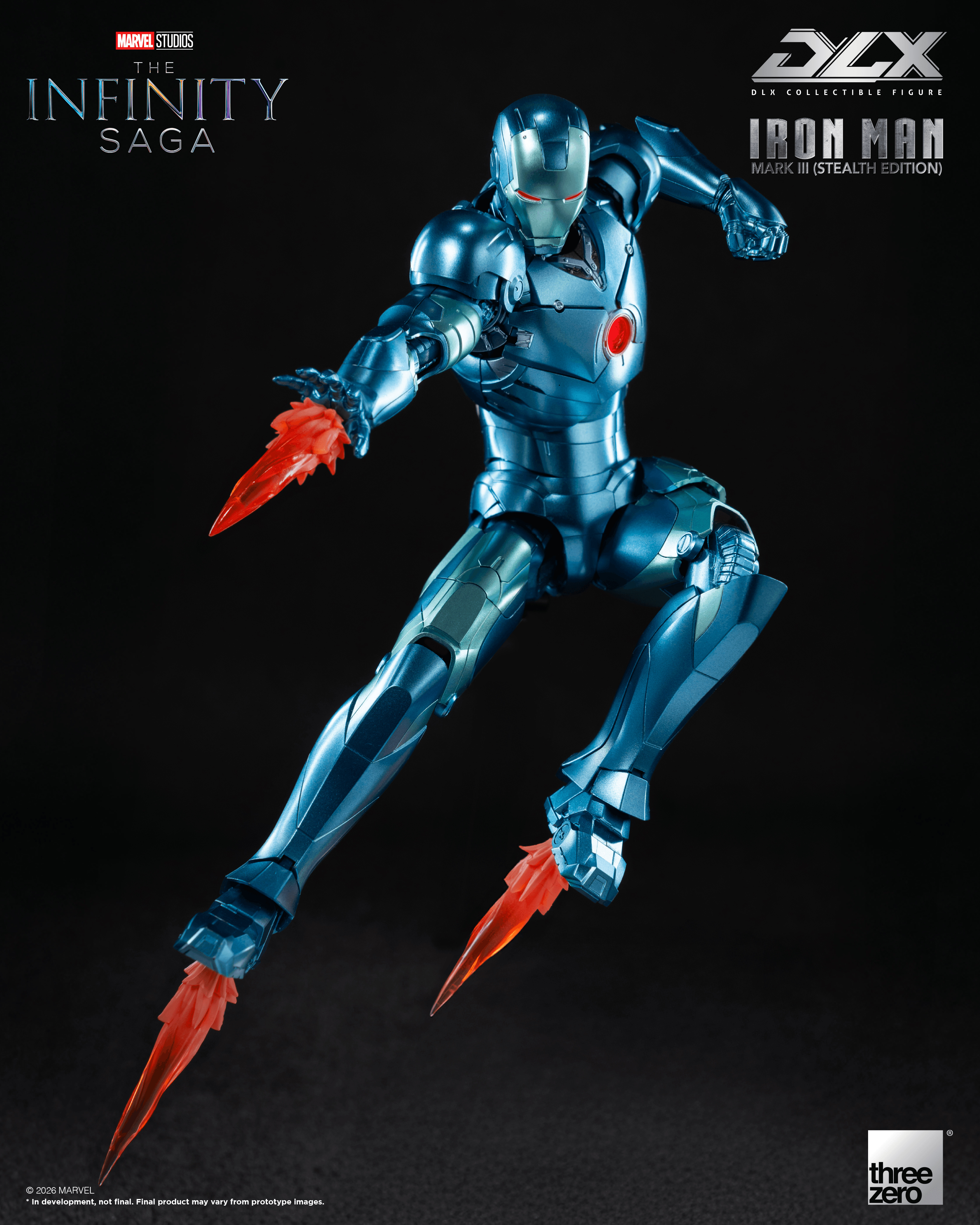 Marvel Studios: The Infinity Saga - DLX Iron Man Mark 3 (Stealth Edition) | 4895250821842
