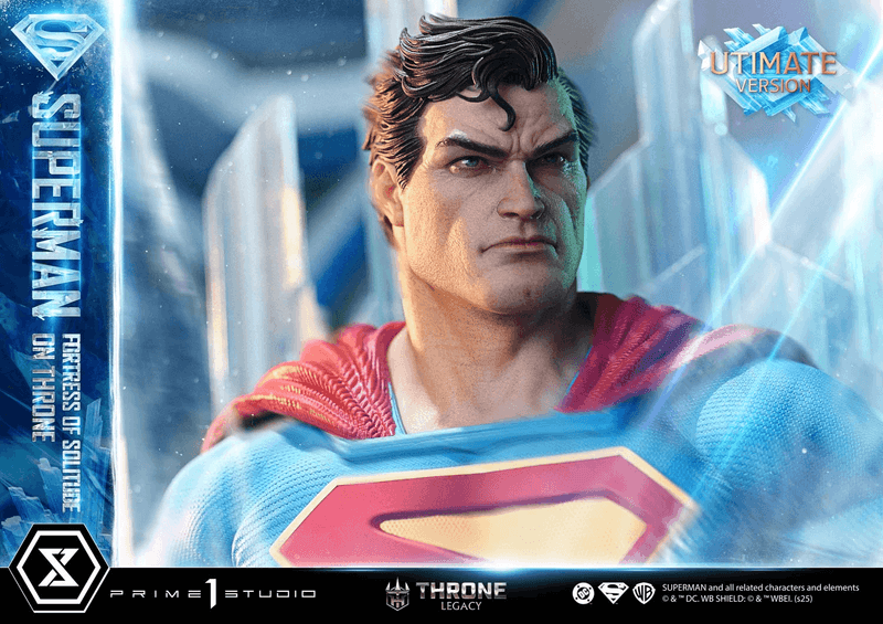 Prime 1 Studio Throne Legacy Superman (Comics) Superman Fortress of Solitude on Throne (Design by Gabriele Dell'Otto) Ultimate Bonus Version | 4582647122162