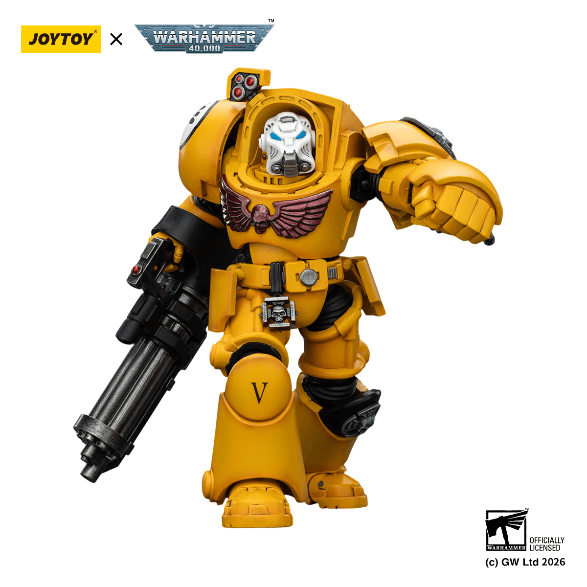 Imperial Fists Terminator 3 with Power Fist and Assault Cannon | 6927054403172