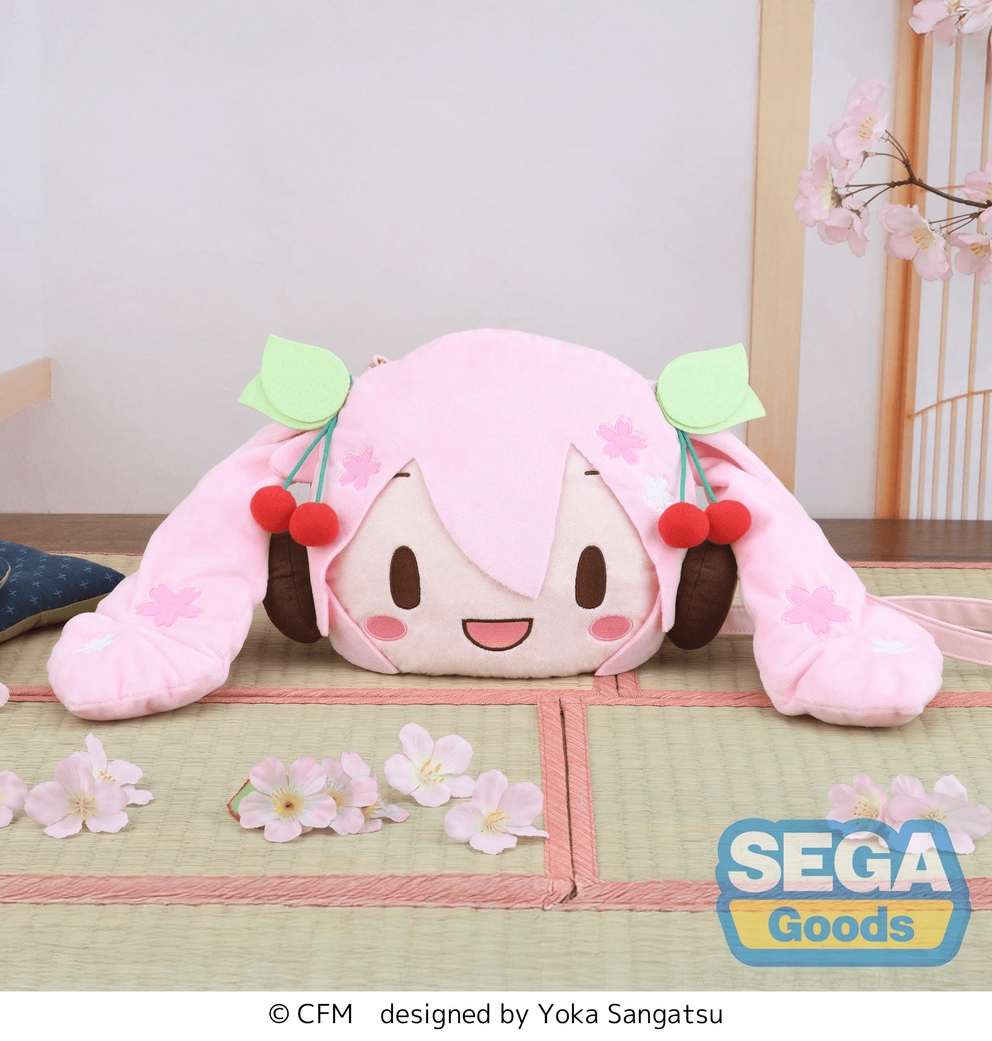 fuwa petit "Sakura Miku" Face Shoulder Bag (M) | 4573628561926
