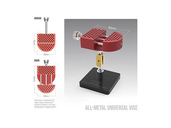 Border Model All-Metal Universal Vise Red | 6971995749257