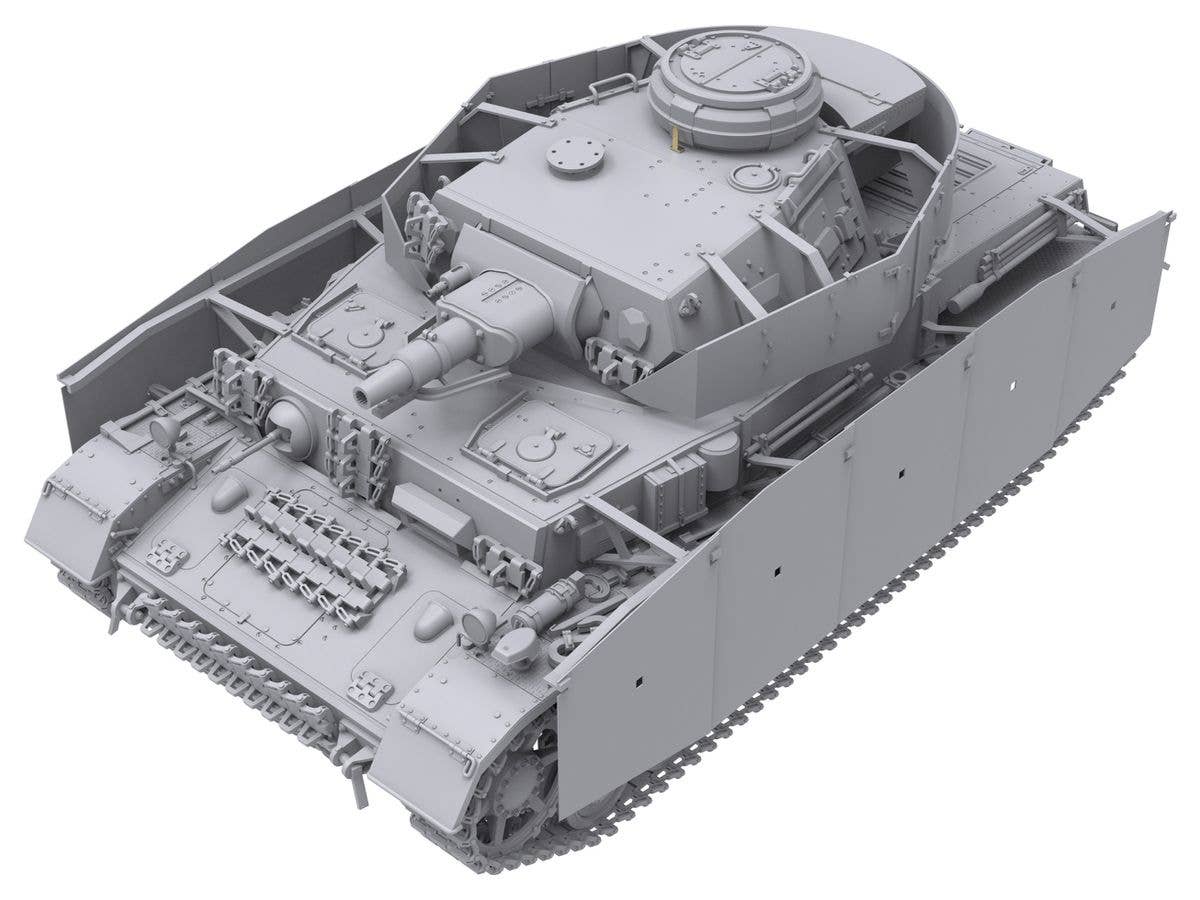 Border Model PANZER IV Ausf.F1 Vorpanzer & Schurzen (3 in 1) | 6971995741183