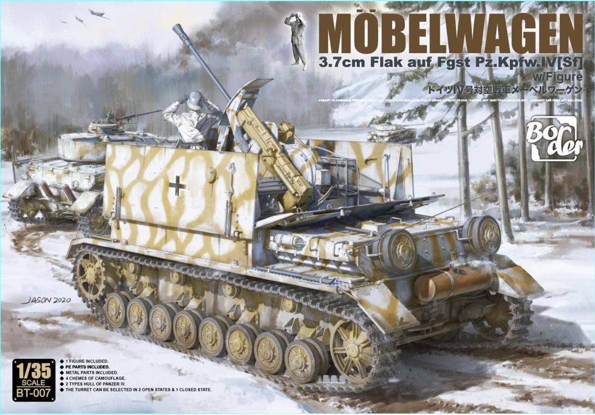 Border Model 1/35 Mobelwagen 3.7 cm Flak auf Fgst Pz. Kpfw. IV (Sf) | 6971995749387