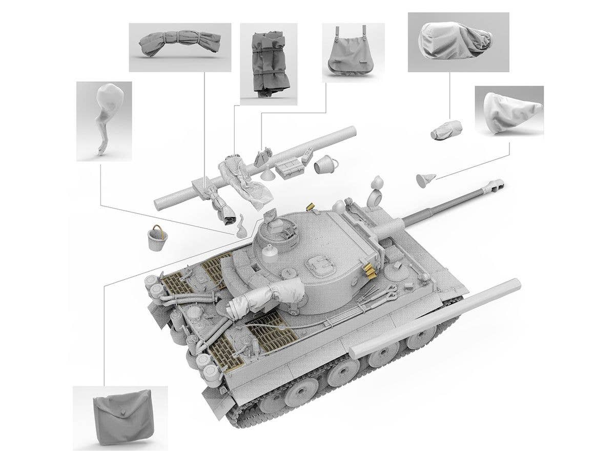 Border Model 1/35 Tiger I Battle Of Kursk Tank | 6971995749288