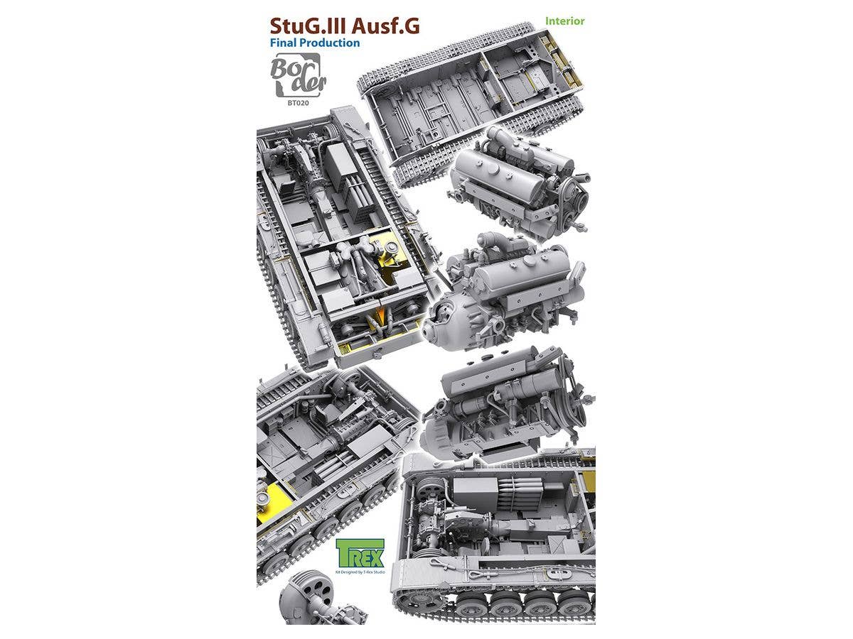 Border Model 1/35 STUG III G Late w/Full Interior | 6971995748007