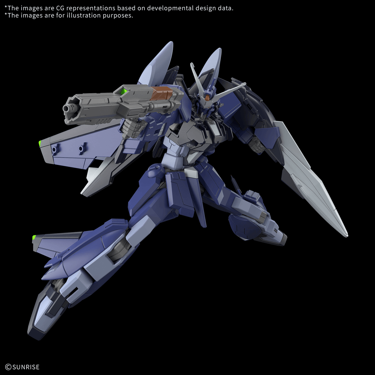 Murasame Kai Early Production Type in an action pose, Gundam SEED FREEDOM ZERO, Bandai HG 1/144 model kit