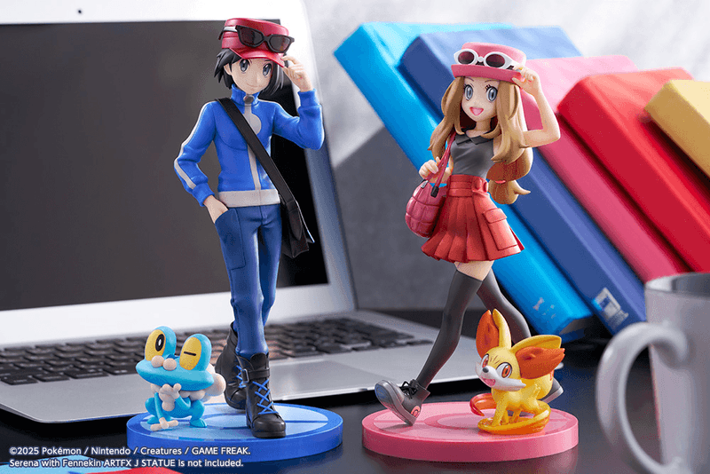 KOTOBUKIYA Pokémon Calem with Froakie ARTFX J STATUE | 4934054071654