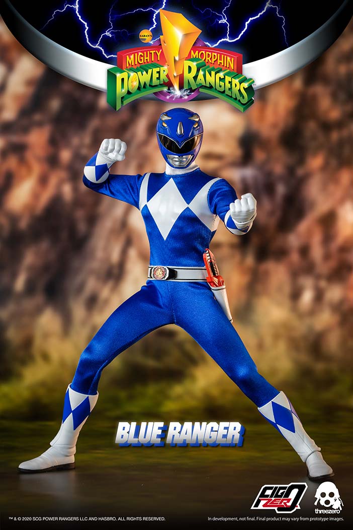 threezero Mighty Morphin Power Rangers – 1/6 Blue Ranger | 04897056204829