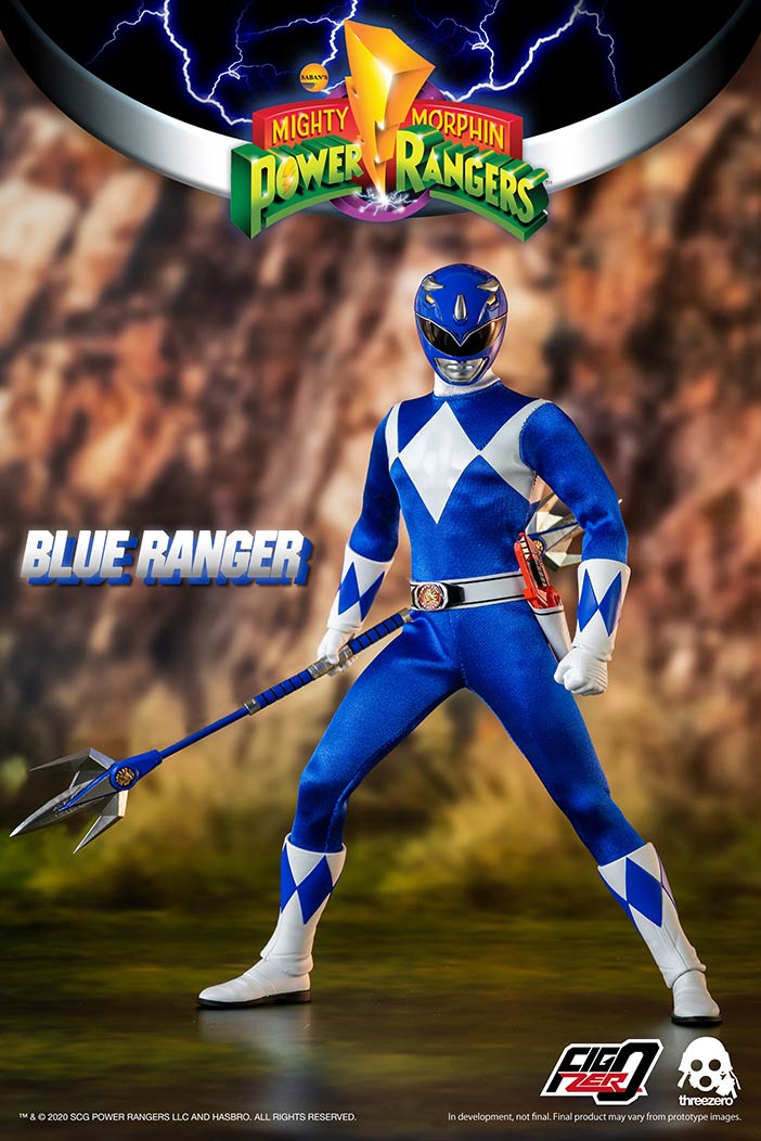 threezero Mighty Morphin Power Rangers – 1/6 Blue Ranger | 04897056204829