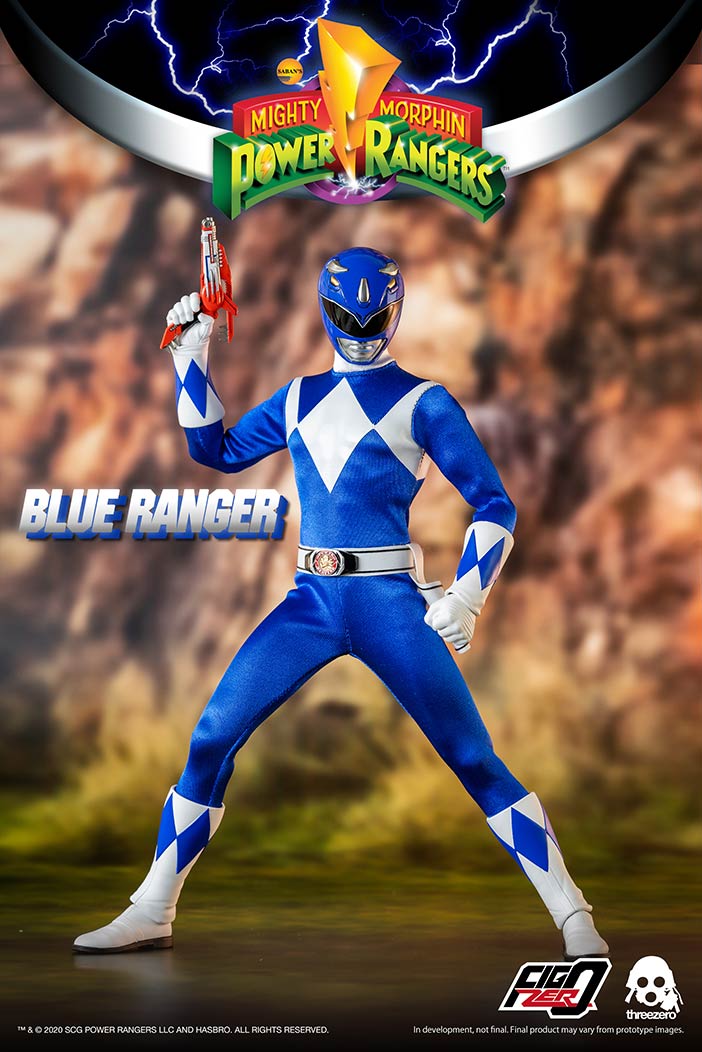 threezero Mighty Morphin Power Rangers – 1/6 Blue Ranger | 04897056204829