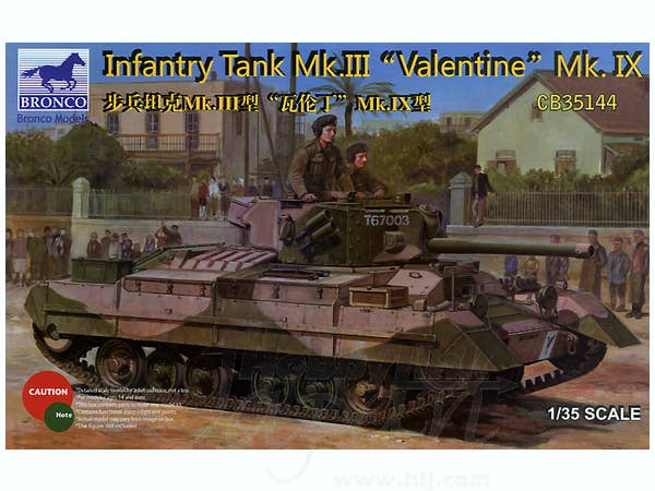 Bronco Models 1/35 Infantry Tank Mk. III Valentine Mk. IX | 4544032699536