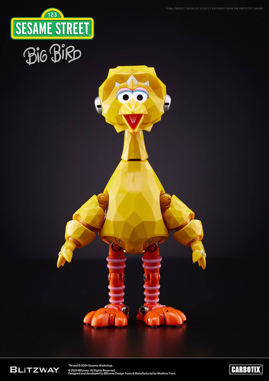 MOSHOW BLITZWAY x MOSHOWTOYS CARBOTIX Sesame Street BIG BIRD Figure | 8809321472341
