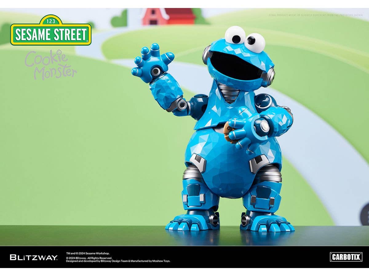 MOSHOW BLITZWAY x MOSHOWTOYS CARBOTIX Sesame Street COOKIE MONSTER Figure | 8809321472358