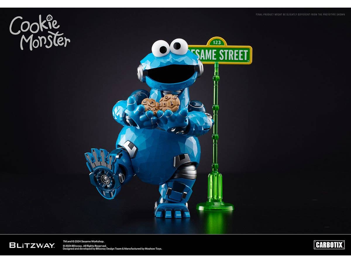 MOSHOW BLITZWAY x MOSHOWTOYS CARBOTIX Sesame Street COOKIE MONSTER Figure | 8809321472358