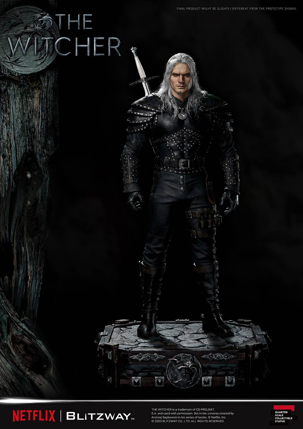 Blitzway 1/4 Scale Statue The Witcher 'Geralt of Rivia' "The Witcher" | 8809321479777