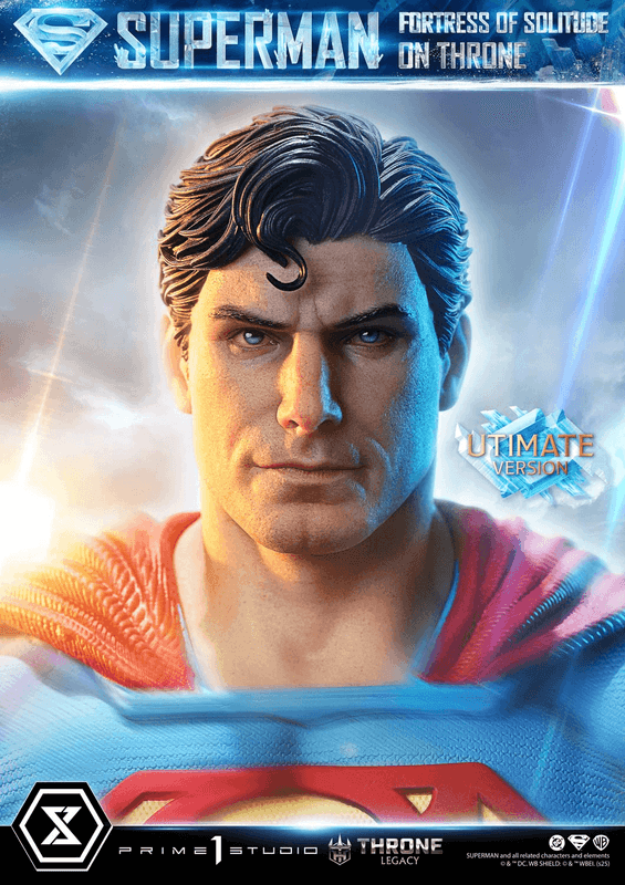 Prime 1 Studio Throne Legacy Superman (Comics) Superman Fortress of Solitude on Throne (Design by Gabriele Dell'Otto) Ultimate Bonus Version | 4582647122162