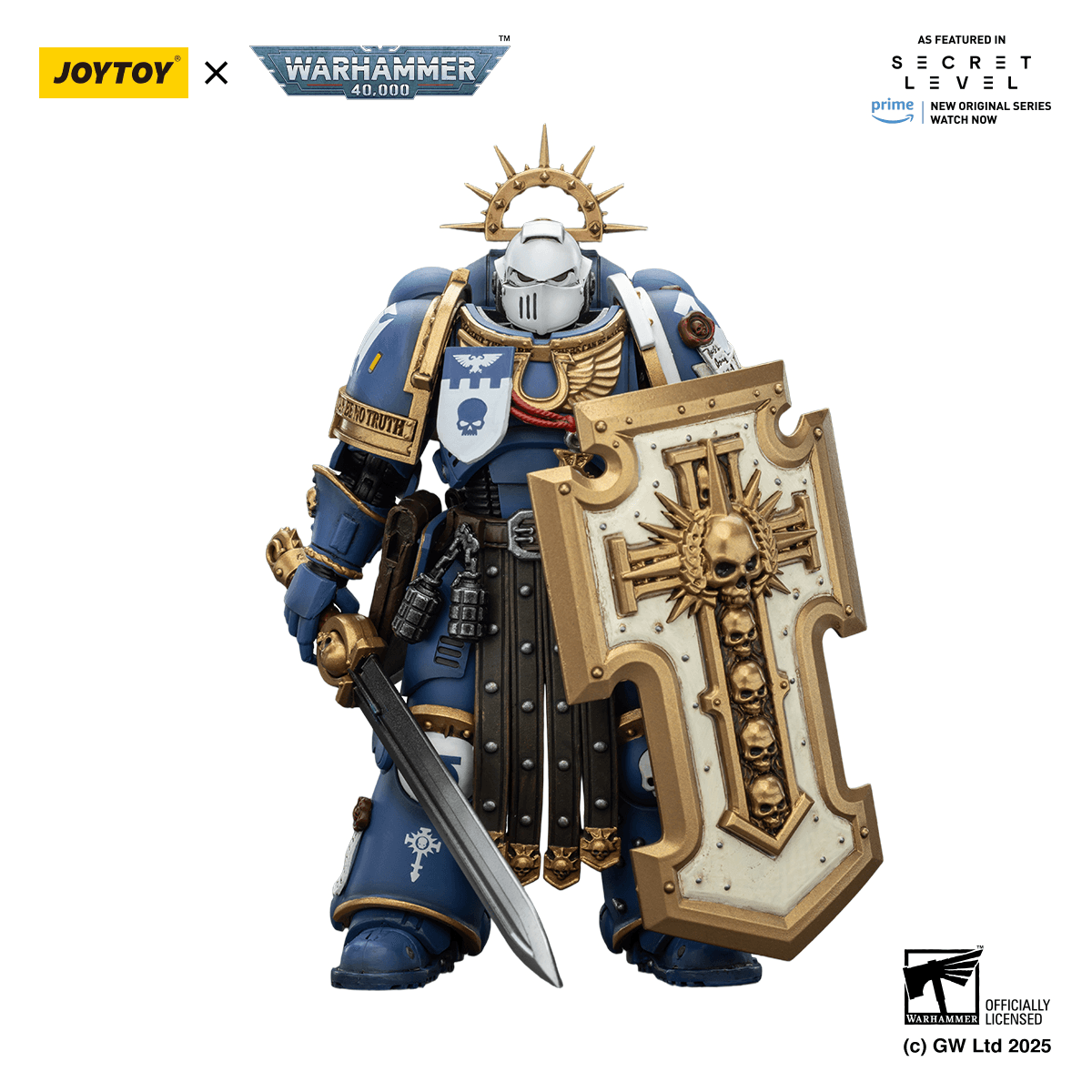 Ultramarines Torvald with Power Sword, Stormshield and Bolt Pistol | 6927054402809
