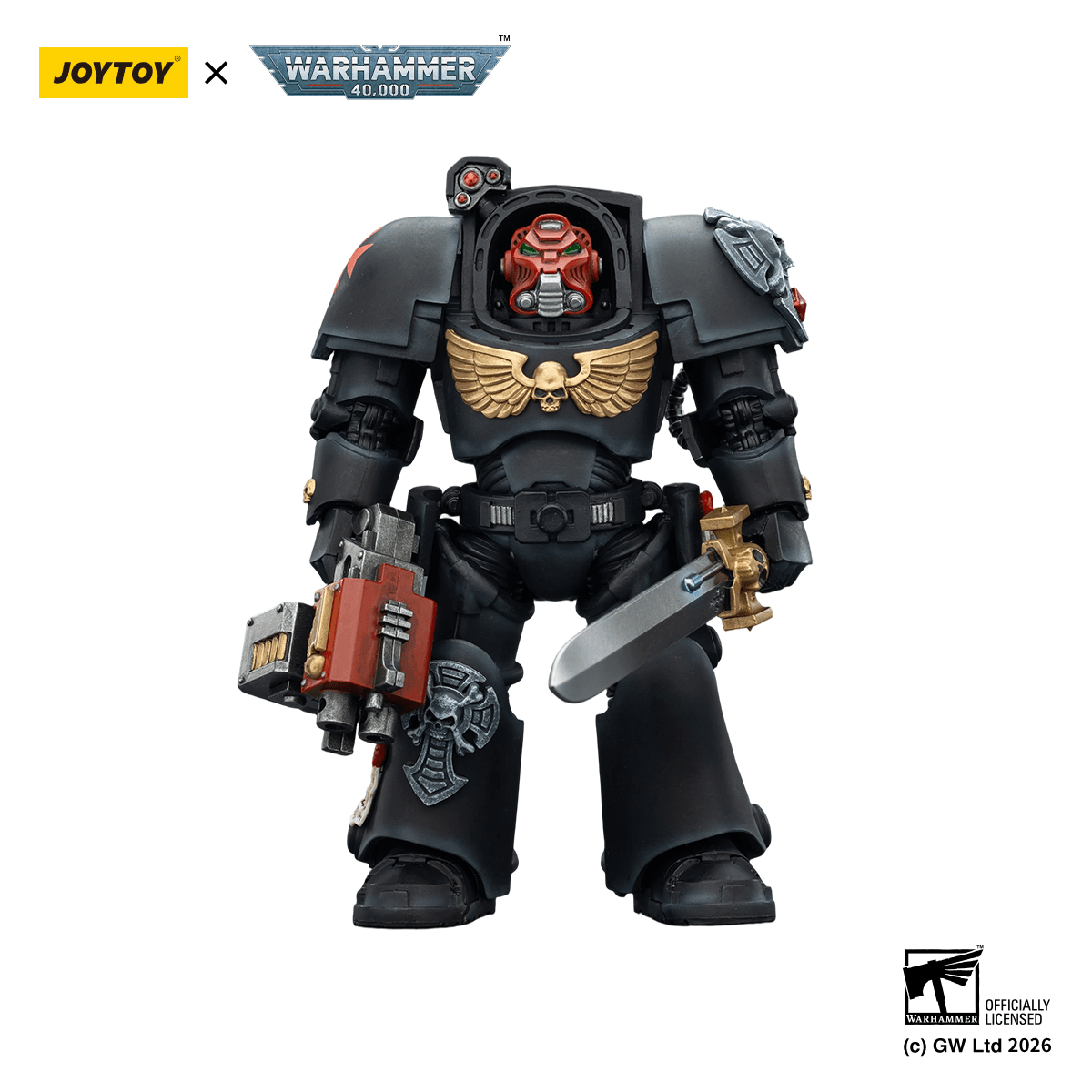 Black Templars Terminator 1 with Power Sword and Storm Bolter | 6927054403097