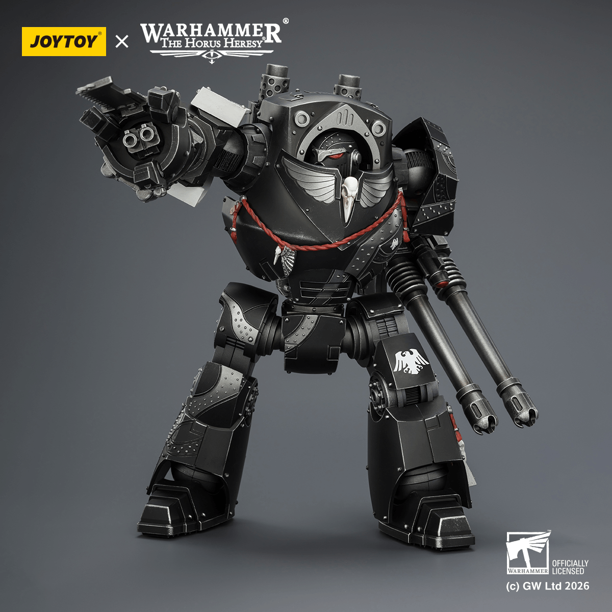 Raven Guard Contemptor Dreadnought with Gravis autocannon and Chainfist | 6927054404186