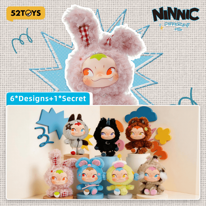 NINNIC Different Us Series Plush Keychain (Box of 6)