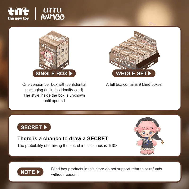 ANMOO The Lost Doll series Plush pendant (Box of 9)